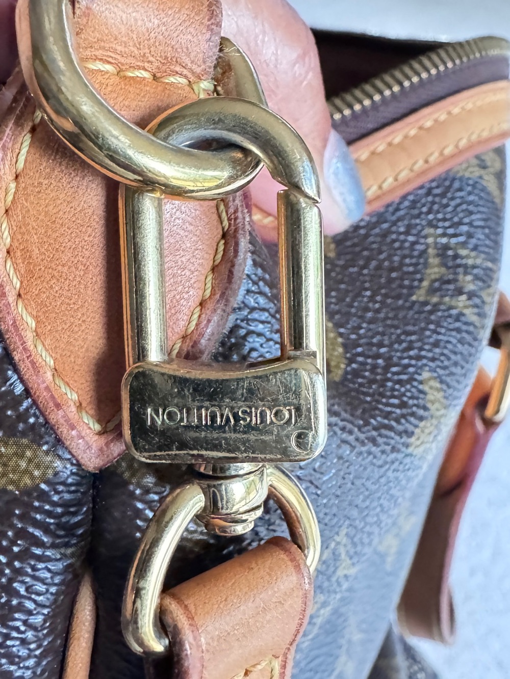 #SALE Closet close Jun26-Aug15 !!#Louis Vuitton Monogram Canvas Palermo PM Tote - Picture 15 of 16